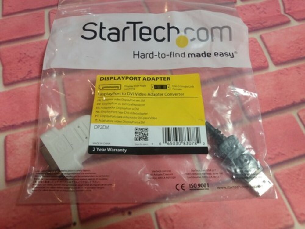 DisplayPort (M) to DVI-D (F) Video Adapter Converter - NEW!